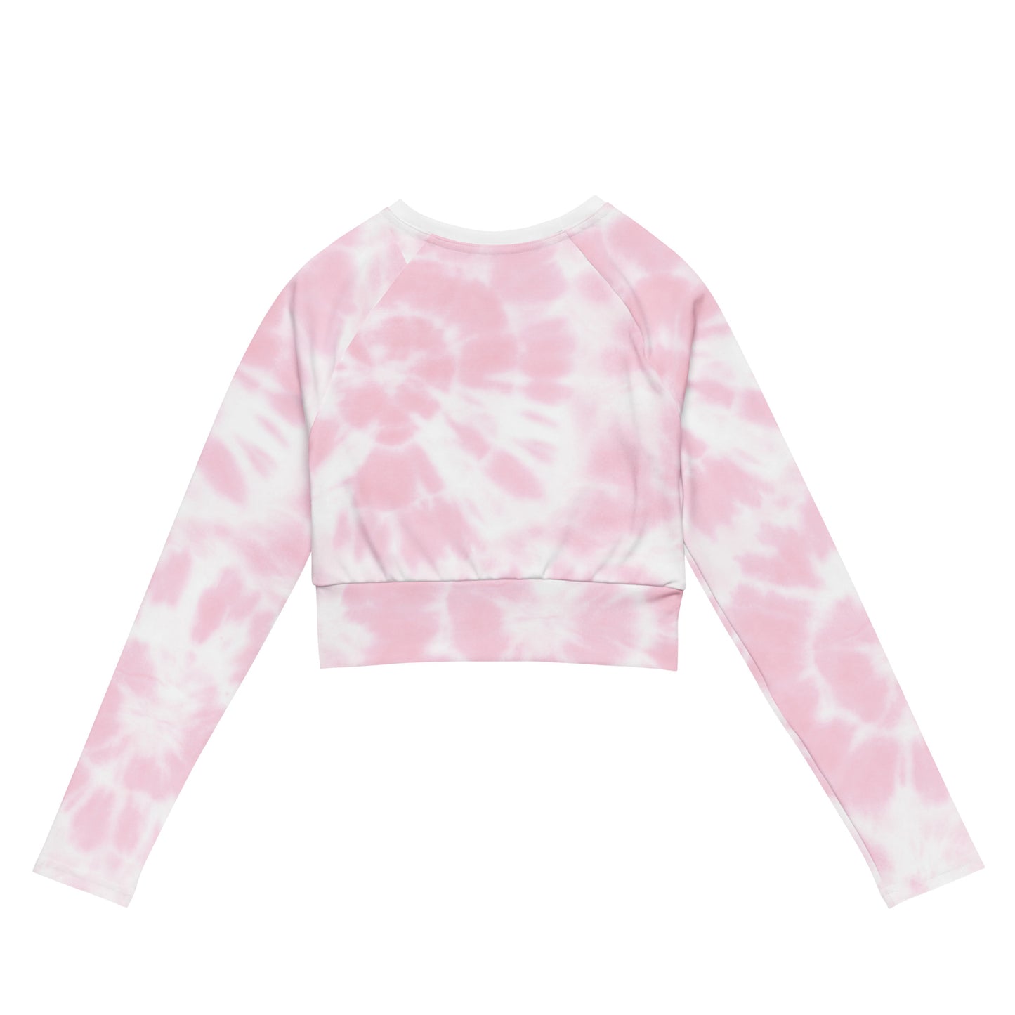 Long-sleeve fitted crop top