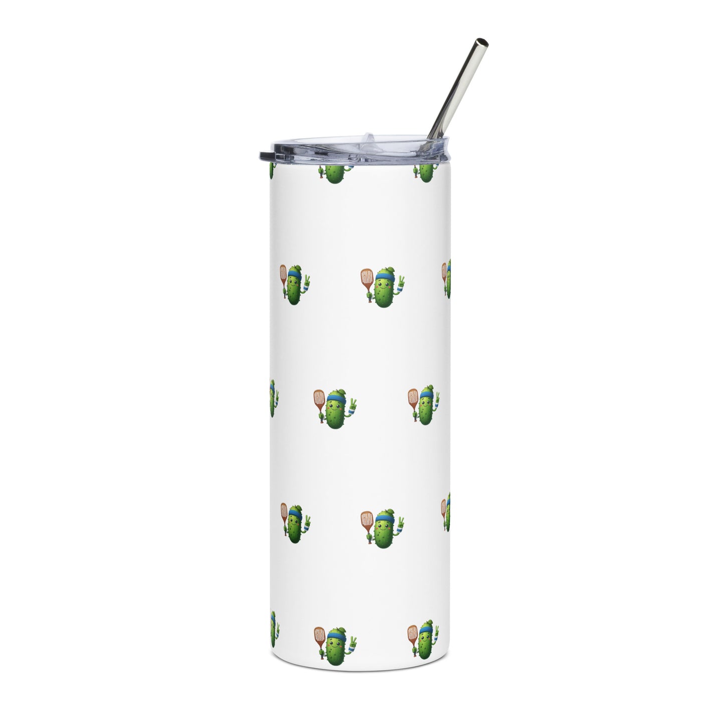 Stainless steel pickleball tumbler