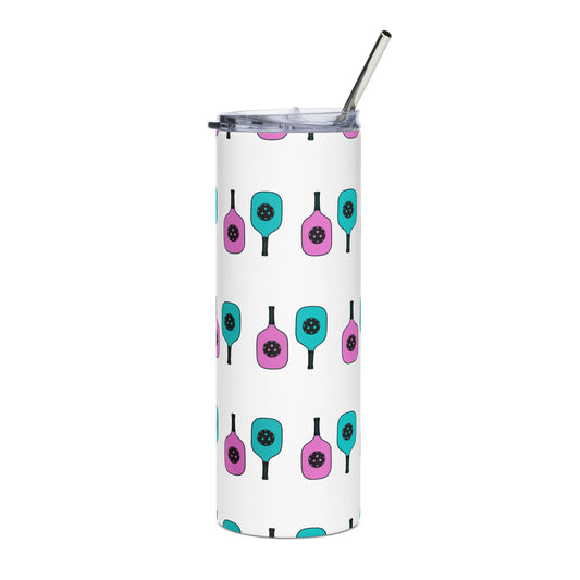 Stainless steel pickleball tumbler