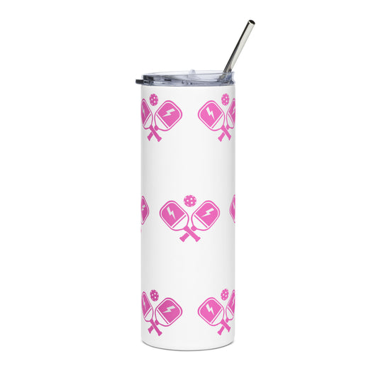 Stainless steel pickleball tumbler