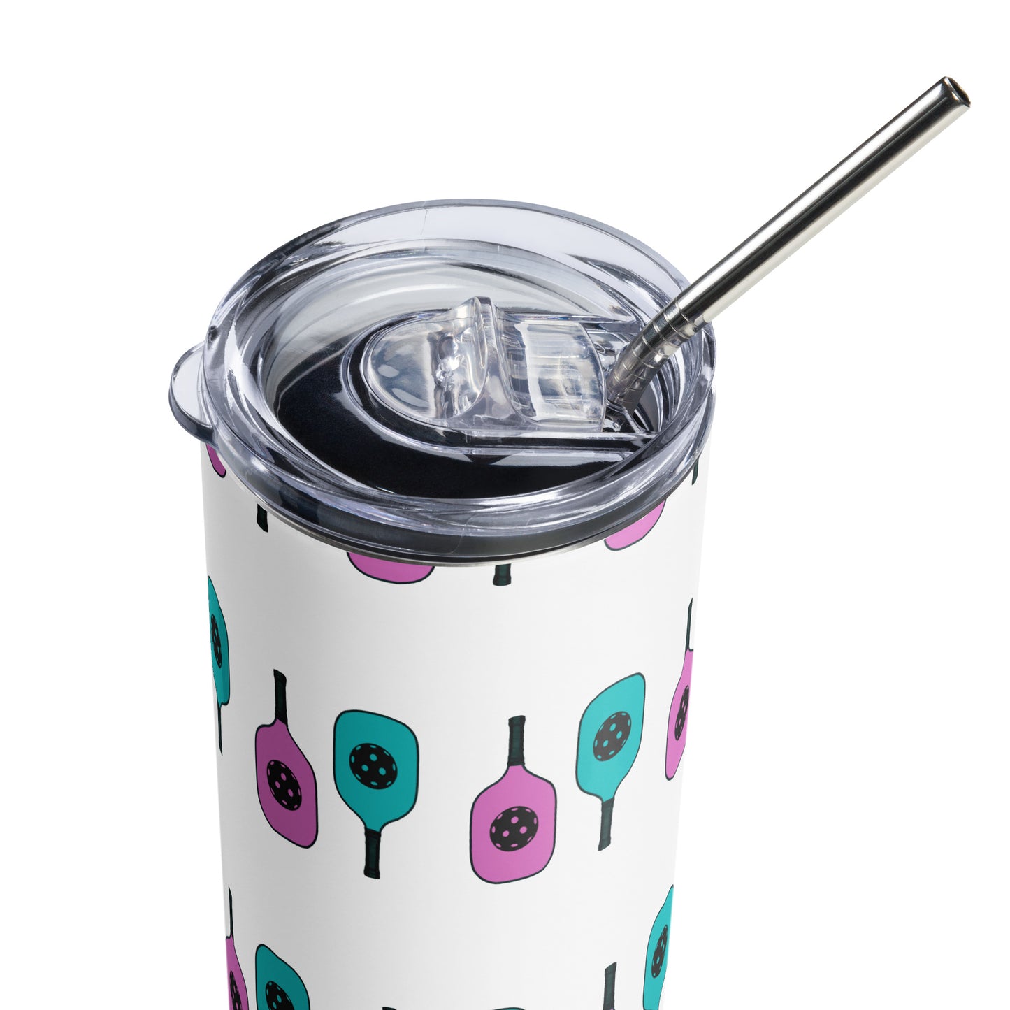 Stainless steel pickleball tumbler