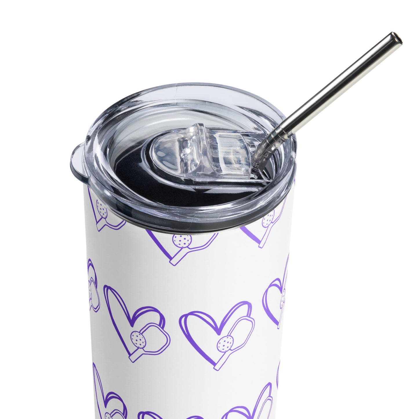 Stainless steel pickleball tumbler