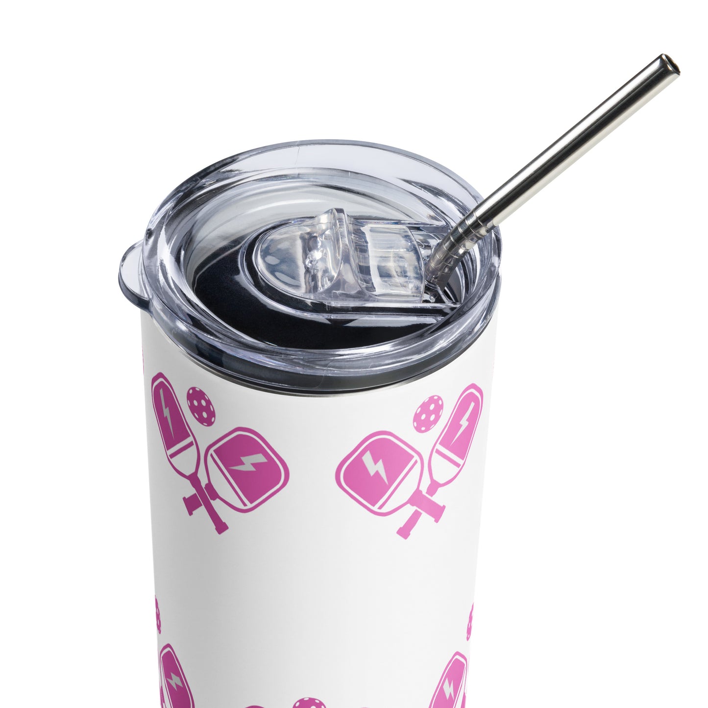 Stainless steel pickleball tumbler