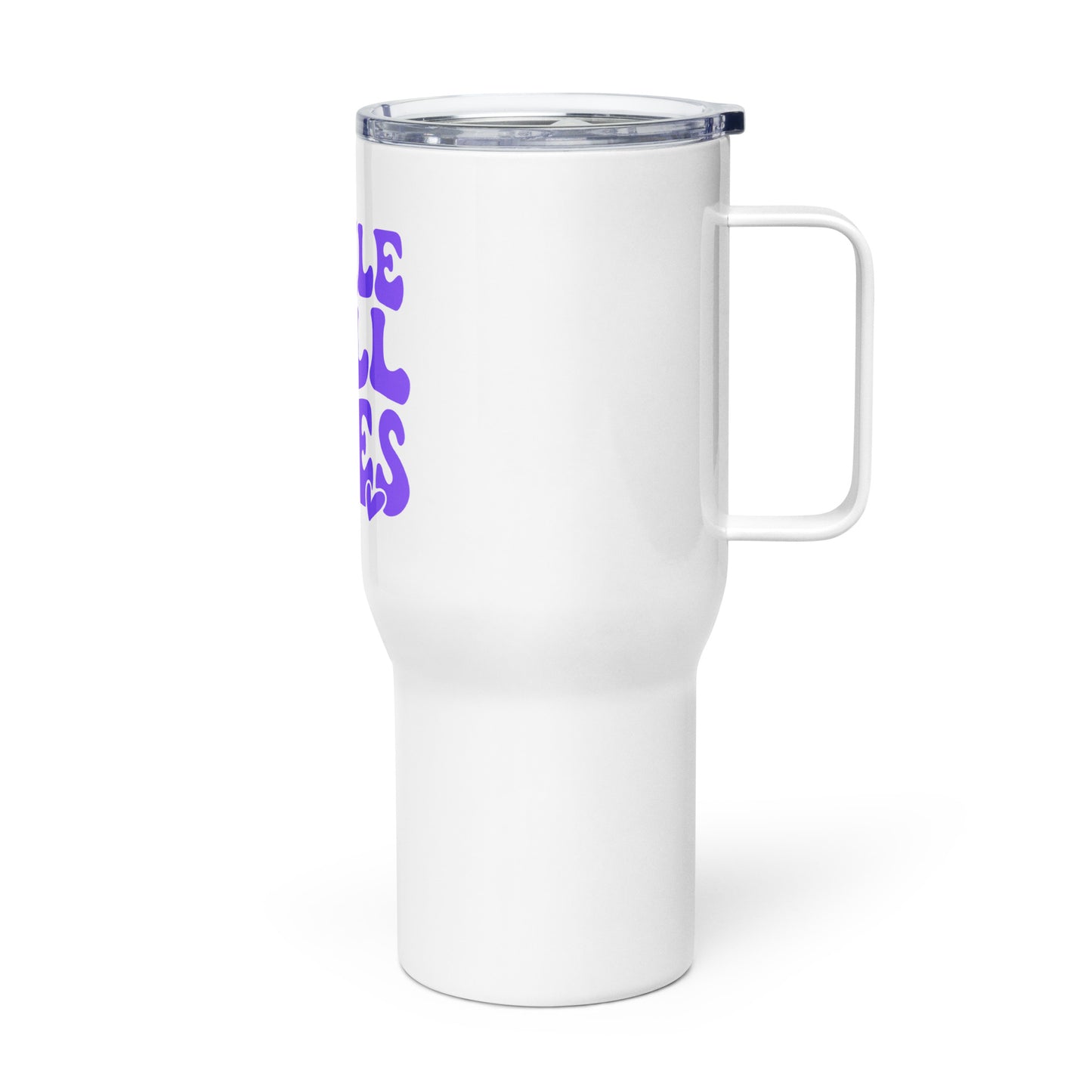 Pickleball Travel mug with a handle