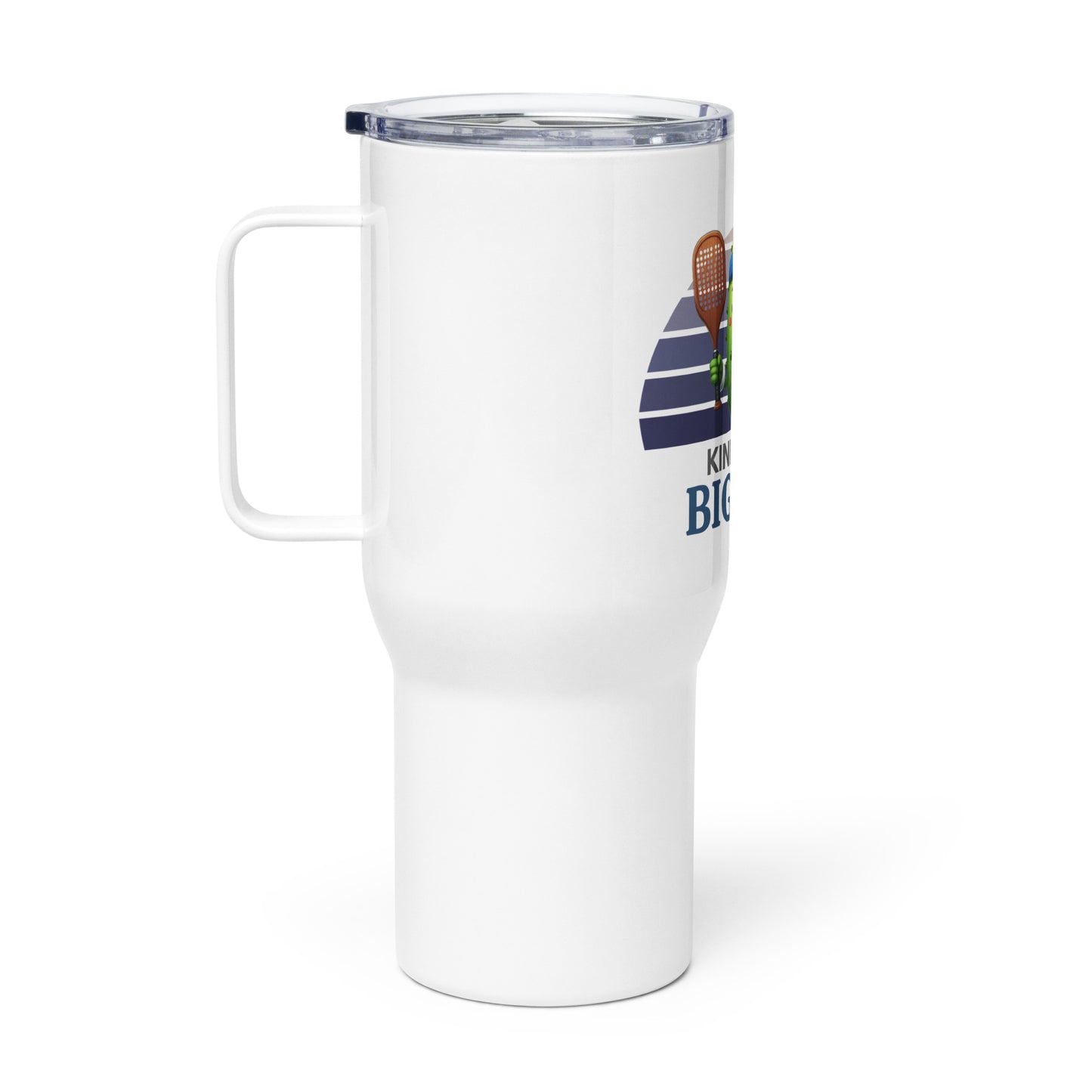 Pickleball Travel mug with a handle