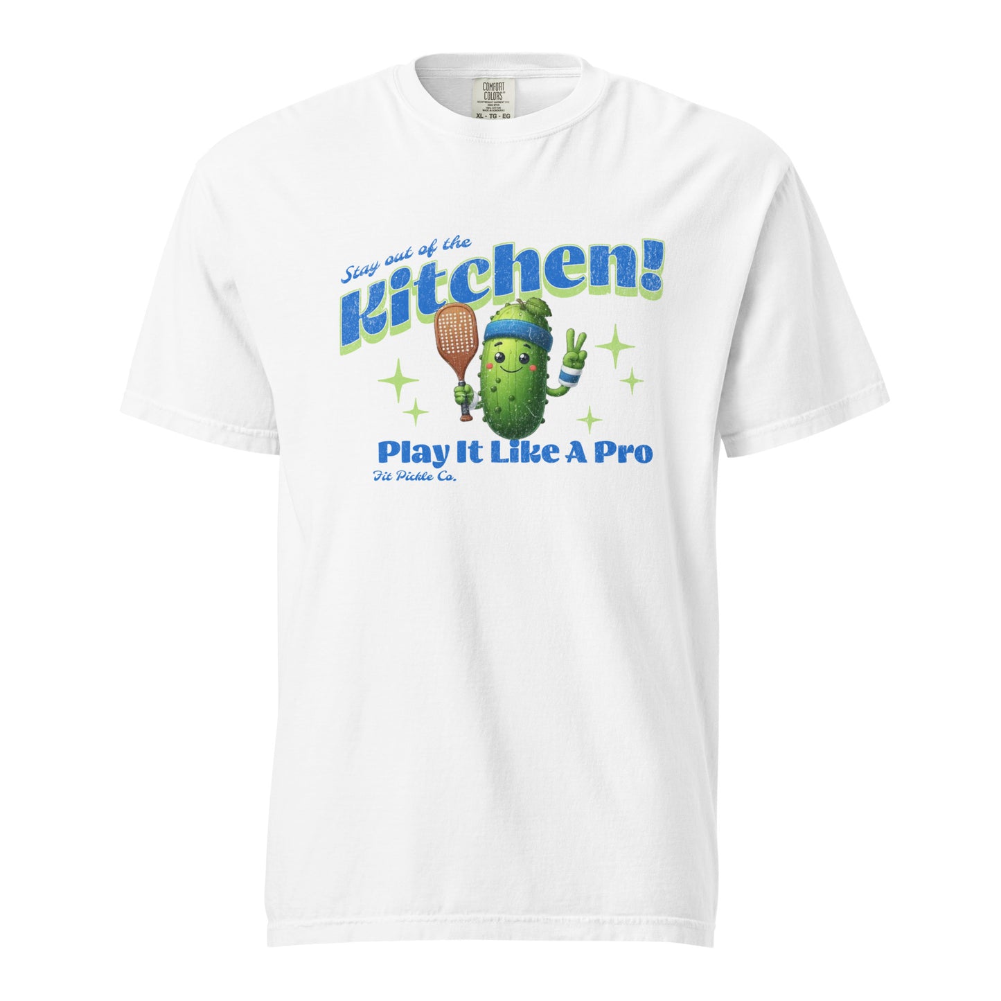 Pickleball garment-dyed heavyweight t-shirt