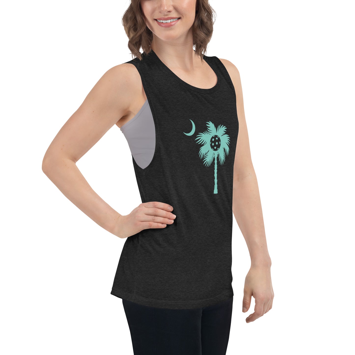 Ladies’ Palmetto Pickleball Muscle Tank