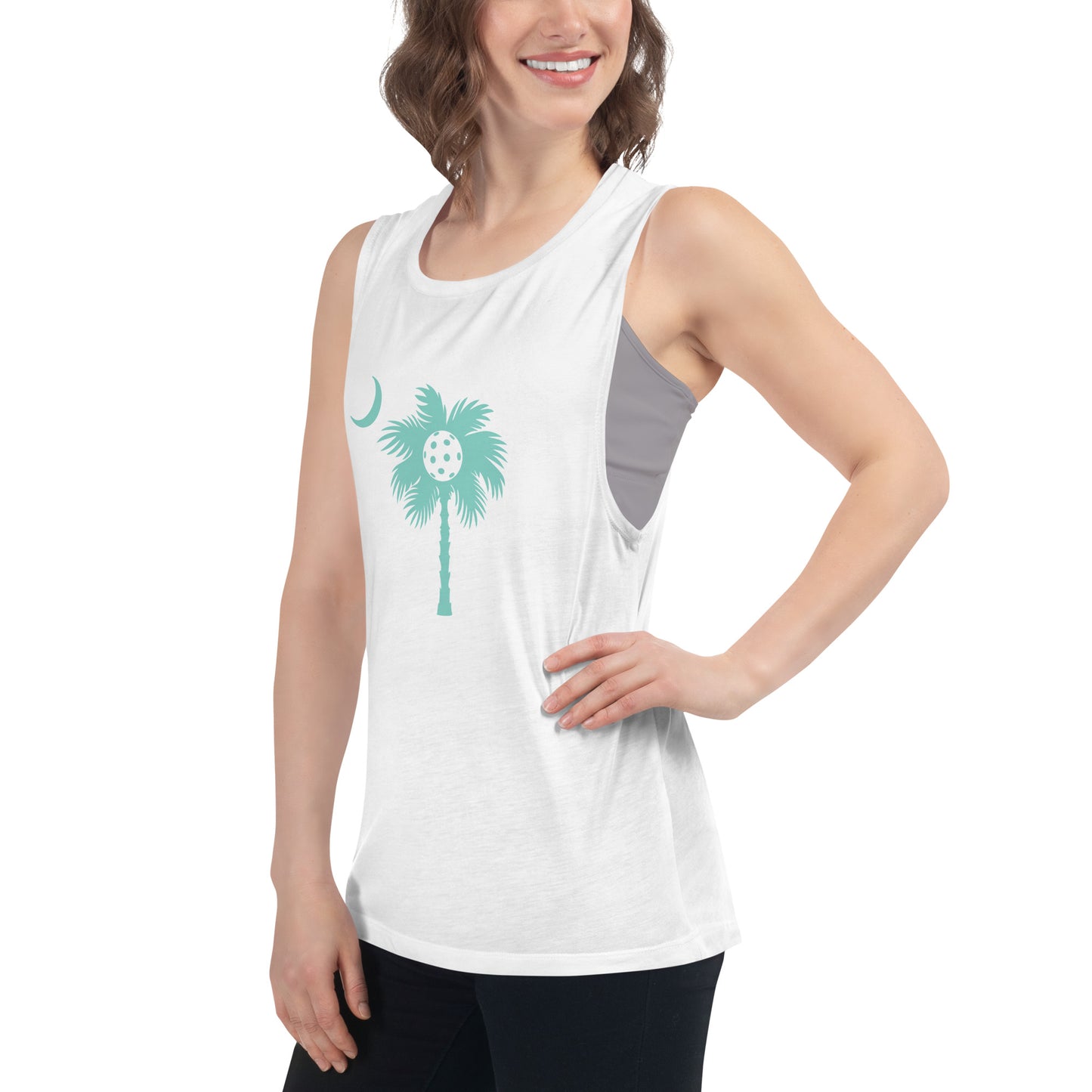 Ladies’ Palmetto Pickleball Muscle Tank