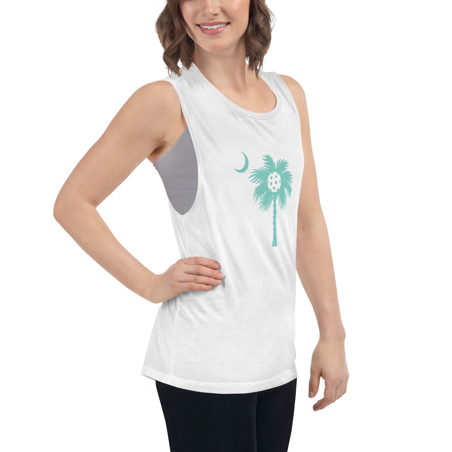 Ladies’ Palmetto Pickleball Muscle Tank